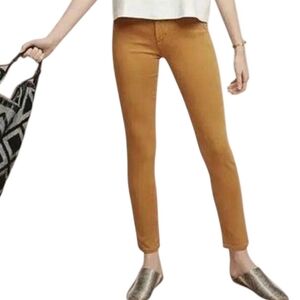 Anthropologie Hei Hei Abroad Trousers Hippie Boho Stretch Women 27 Earthy Skinny